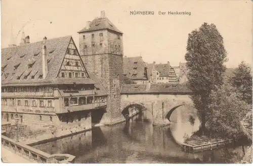 Nürnberg Der Henkersteg gl1919 22.463