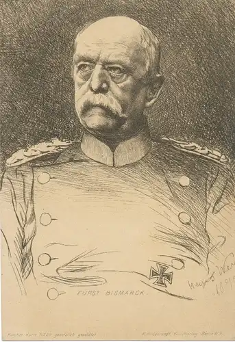 Portrait Fürst Bismarck ngl 105.135