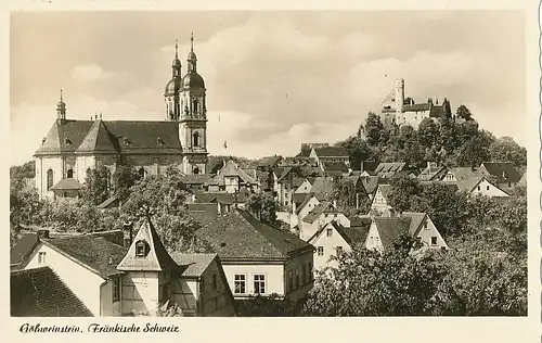Gößweinstein Panorama gl1954 121.017