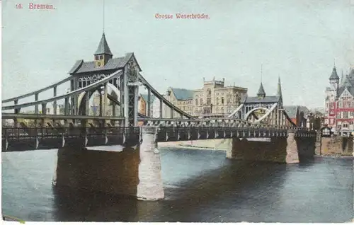 Bremen Grosse Weserbrücke ngl 22.333