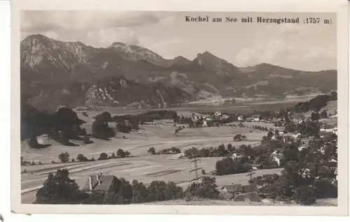 Kochel am See mit Herzogstand gl1925 24.231