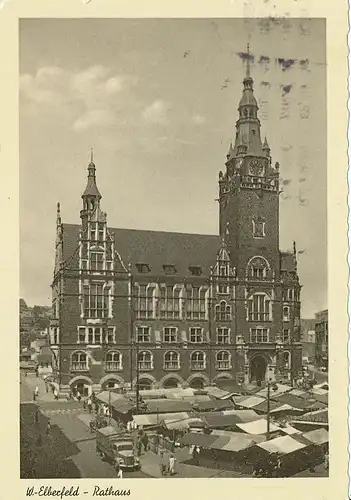 Wuppertal-Elberfeld Rathaus gl1955 132.504