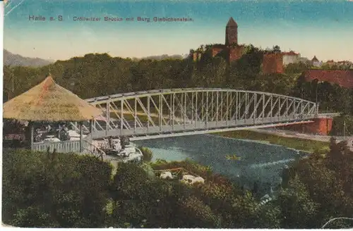 Halle a.S. Brücke nach Giebichenstein gl1919 B6513