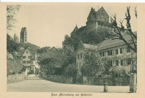 Meersburg Blick zum Schloss ngl 108.670