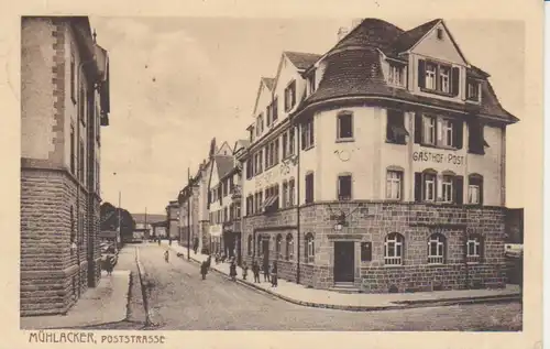 Mühlacker Gasth. Post, Poststrasse gl1919 84.118