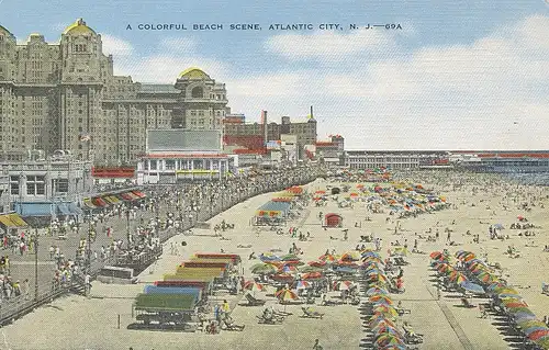 Atlantic City - Beach Scene ngl 114.651