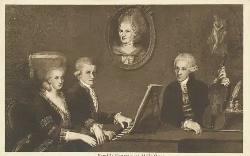 Familie Mozart nach Della Croce ngl 105.253