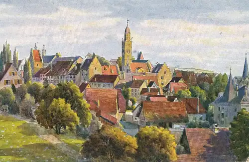 Überlingen a.B. Panorama von Marschall ngl 108.796