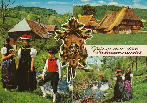 Grüße aus dem Schwarzwald Trachten gl1969 108.188