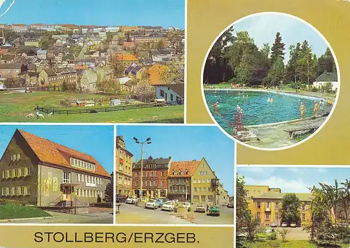 Stollberg Erzgebirge Mehrbildkarte gl198? 111.551