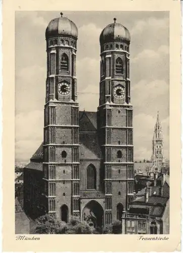 München Frauenkirche in voller Größe gl1960? 23.318