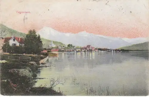 Tegernsee alte Ansicht gl~1905? 22.307