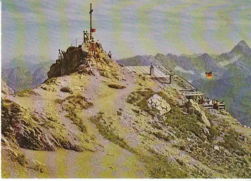 Nebelhorn b.Oberstdorf mit Gipfelhaus ngl C1298