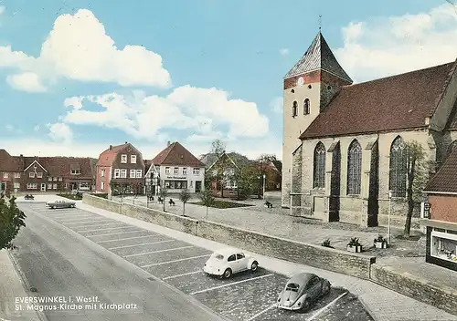 Everswinkel St. Magnus-Kirche Kirchplatz gl1968 132.855