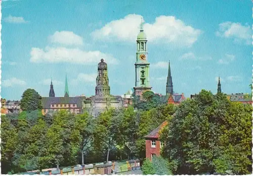 Hamburg Michaelis-Kirche Bismarck-Denkmal ngl 24.487