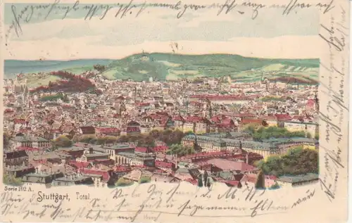 Stuttgart Totalansicht gl1909 204.679