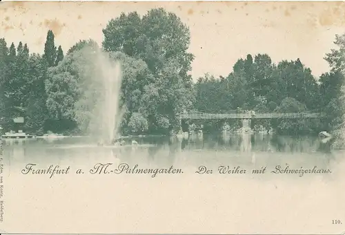 Frankfurt a.M. Palmengarten Weiher ngl 131.859