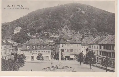 Suhl Marktplatz mit Domberg ngl 89.542