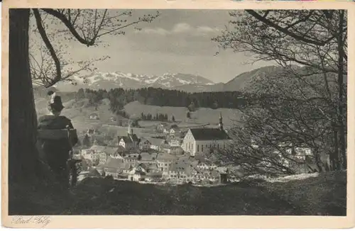 Bad Tölz mit einen Kirchen gl1929 22.437