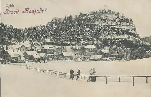 Oybin - Neujahrskarte gl1914 127.673