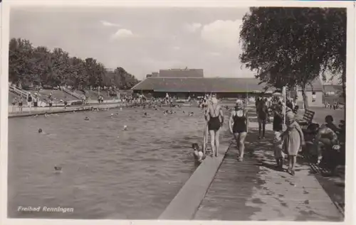 Renningen Freibad Fotokarte ngl 83.741