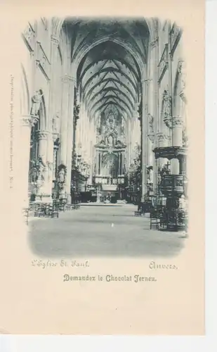 Antwerpen Kirche St. Paul Innenansicht ngl 203.606