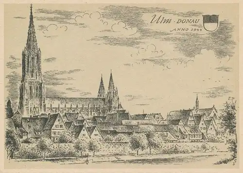 Ulm Württ.Städebilder anno 1944 ngl 109.991