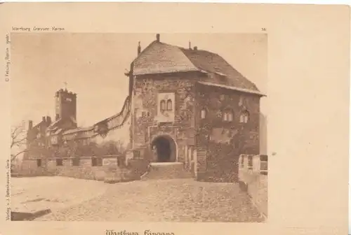 Eisenach Wartburg Eingang um 1900 ngl B4277