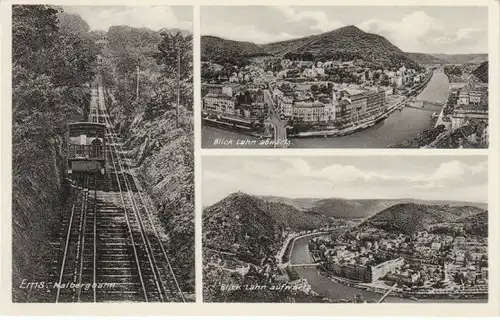 Bad Ems Malbergbahn Mehrbildkarte gl1933 22.871
