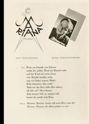 Gerd Natschinski: Mariana - Foxtrot ngl 106.528