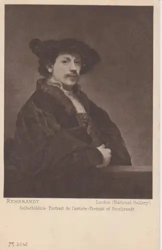 Rembrandt: Selbstbildnis-Porträt ngl 69.118