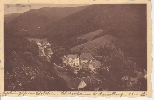 Schriesheim an der Bergstraße - Erholungsheim Edelstein gl1929 82.504