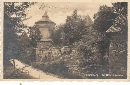 Nürnberg Spittlertormauer gl1926 22.465