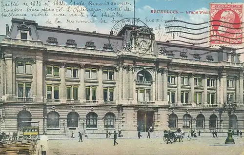 Brüssel Postgebäude gl1912 111.038