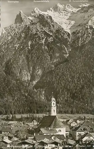 Mittenwald gegen Karwendelgebirge ngl 109.050