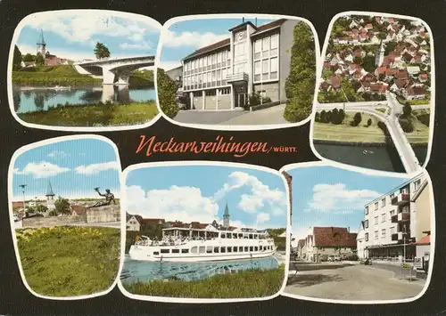 Neckarweihingen Mehrbildkarte gl1969 109.846