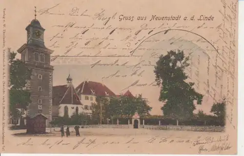 Neuenstadt a.d. Linde Teilansicht gl1902 84.081