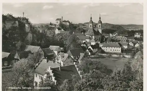 Gössweinstein fränk. Schweiz Teilansicht gl1937 109.183