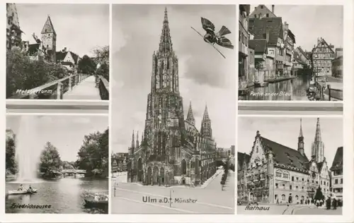 Ulm a. Donau Teilansichten Münster Rathaus ngl 107.917