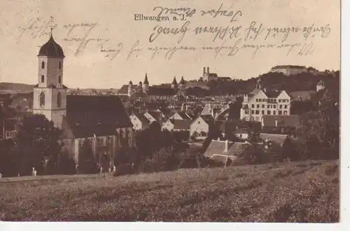 Ellwangen Panorama gl1913 66.936