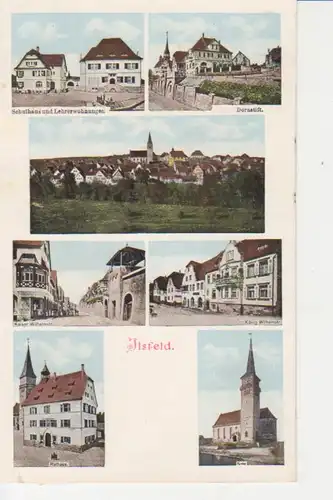 Ilsfeld Dorastift ,Rath-,Schulhaus gl1909 84.125