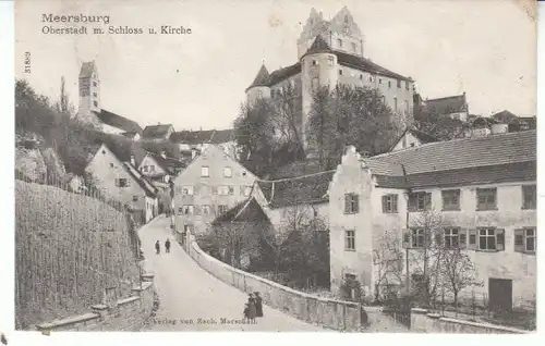 Meersburg Bodensee Oberstadt Schloss gl1905 25.571