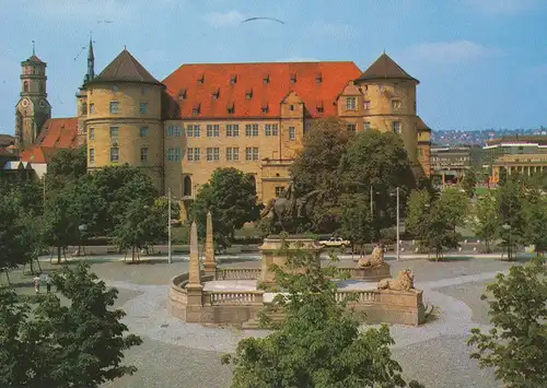 Stuttgart Altes Schloß gl1988 110.165