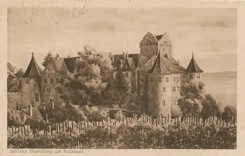 Schloß Meersburg Künstler V. Marschall gl1923 108.626