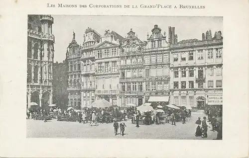 Brüssel Les maisons des corporations ngl 111.065