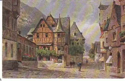 Das alte Haus in Bacharach geb.1368 gl1913 24.187