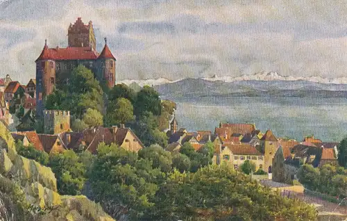 Meersburg Künstlerkarte v.V. Marschall ngl 108.668