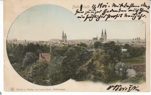 Halberstadt Gesamtansicht gl1901 24.192