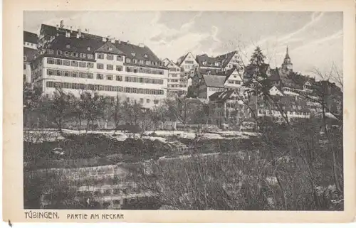 Tübingen Parie am Neckar feldpgl1917 24.062