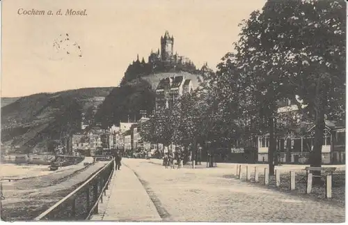 Cochem a.d.Mosel Teilansicht gl1913 24.185